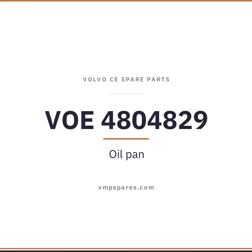 VOE 4804829 – Oil pan