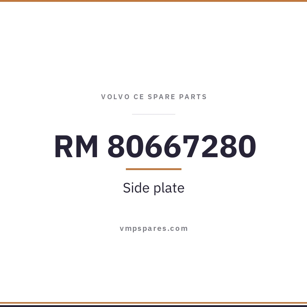 RM 80667280 – Side plate