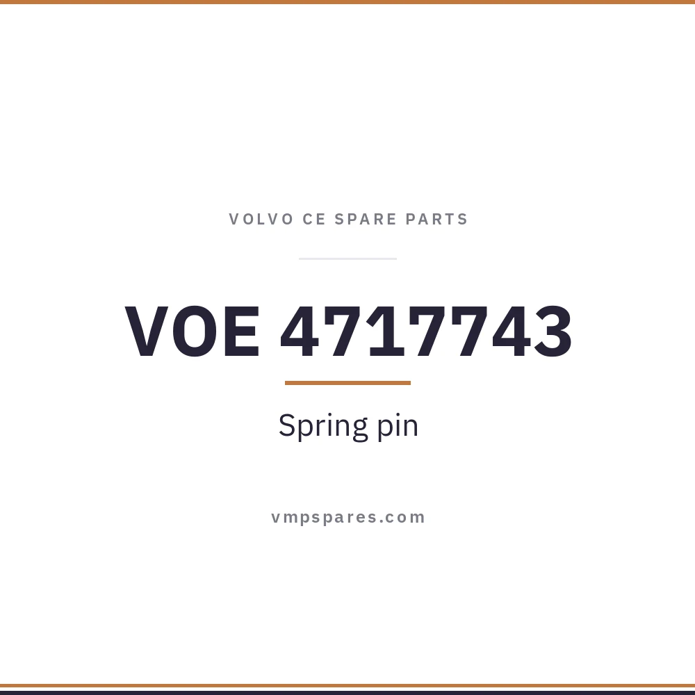 VOE 4717743 – Spring pin
