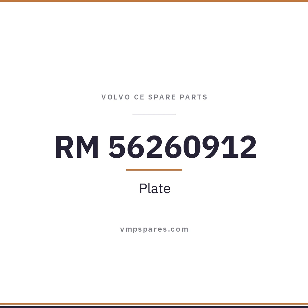 RM 56260912 – Plate