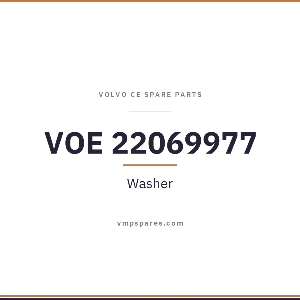 VOE 22069977 – Washer