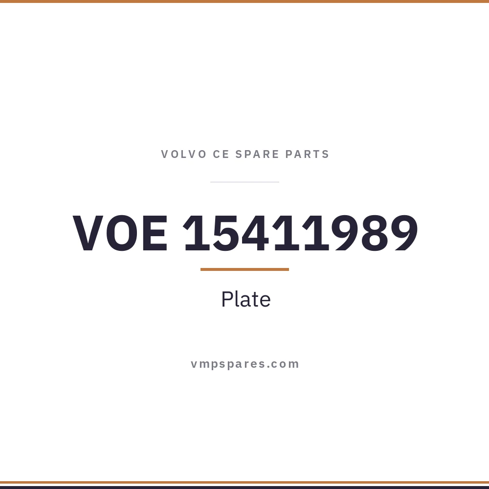 VOE 15411989 – Plate