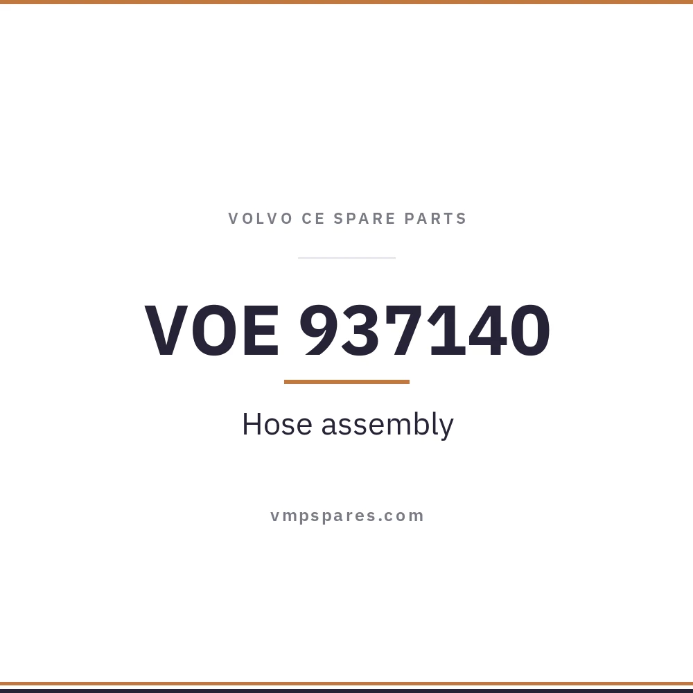 VOE 937140 – Hose assembly