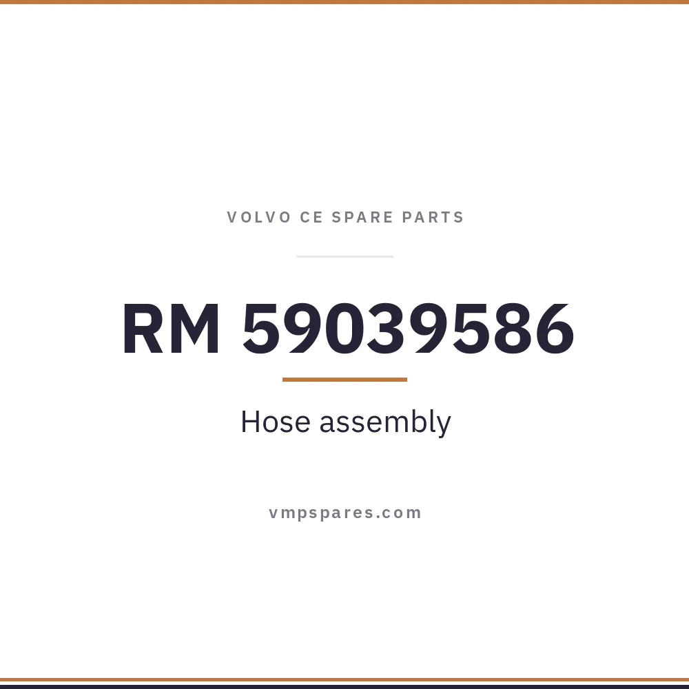 RM 59039586 – Hose assembly