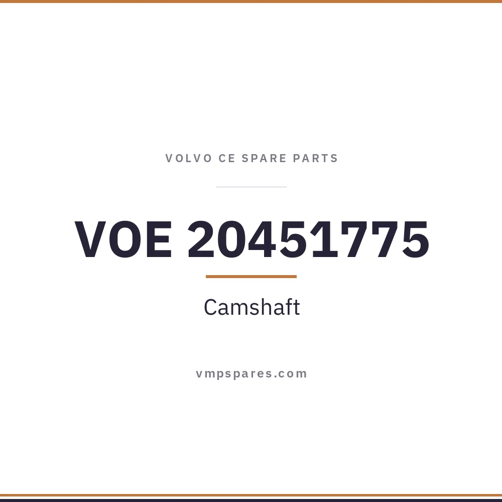 VOE 20451775 – Camshaft