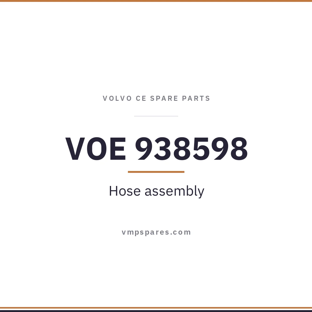 VOE 938598 – Hose assembly