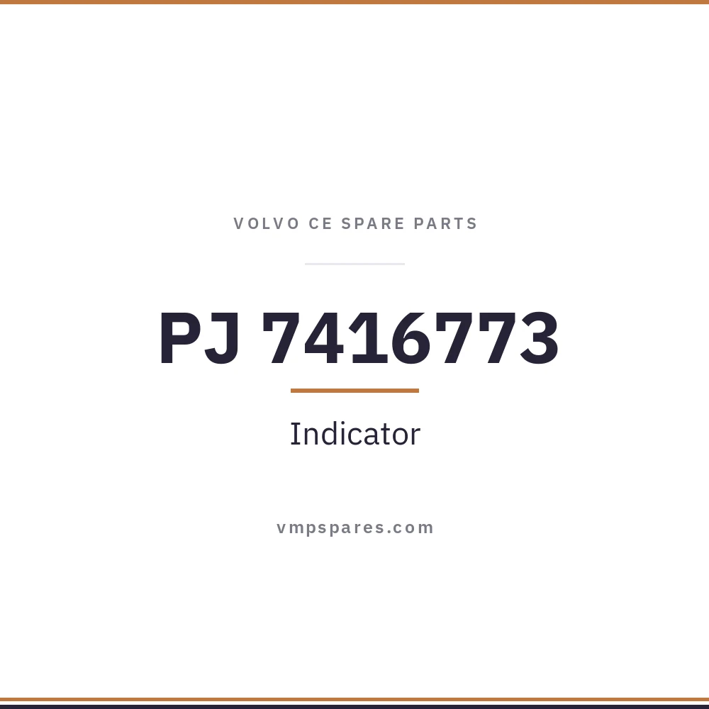 PJ 7416773 – Indicator