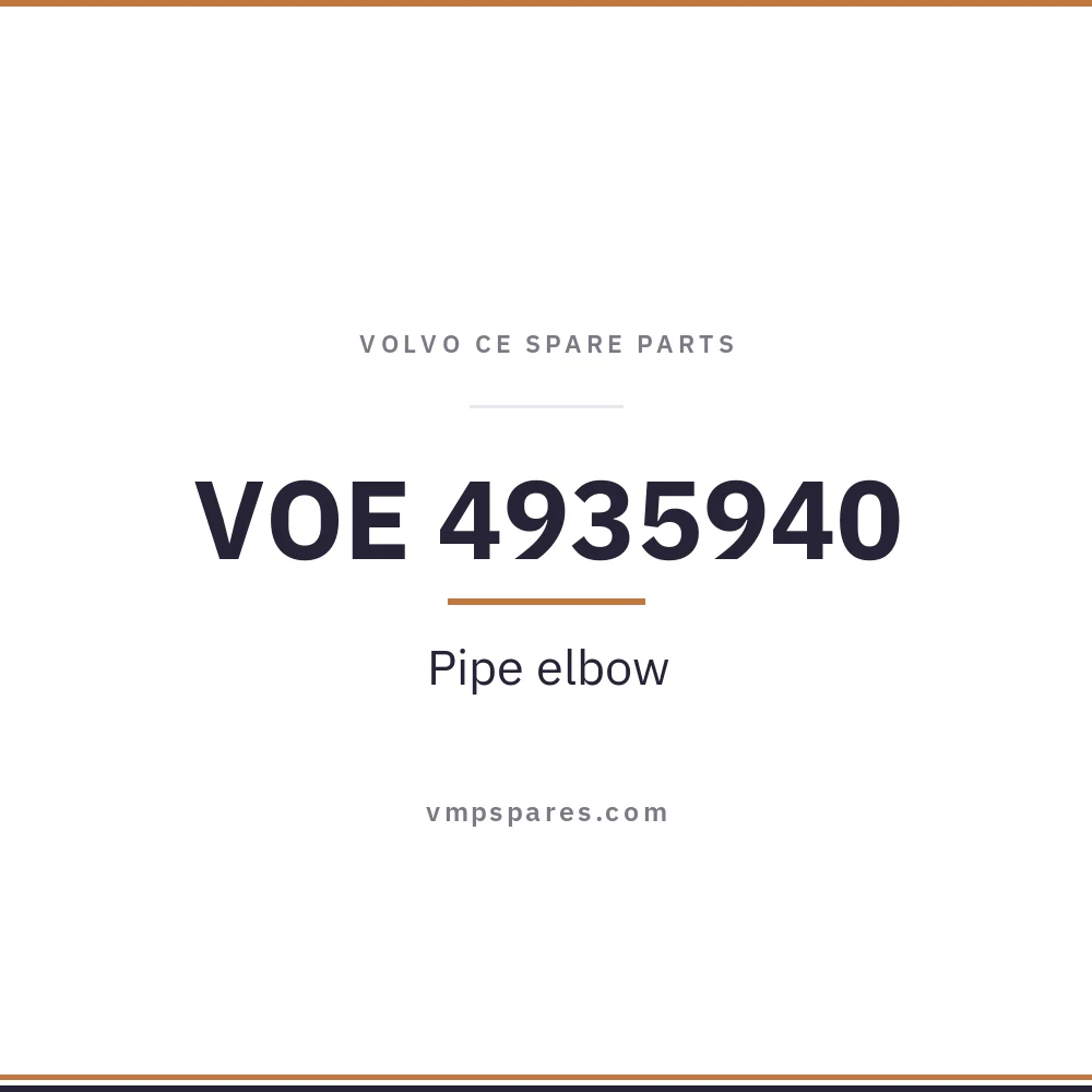 VOE 4935940 – Pipe elbow