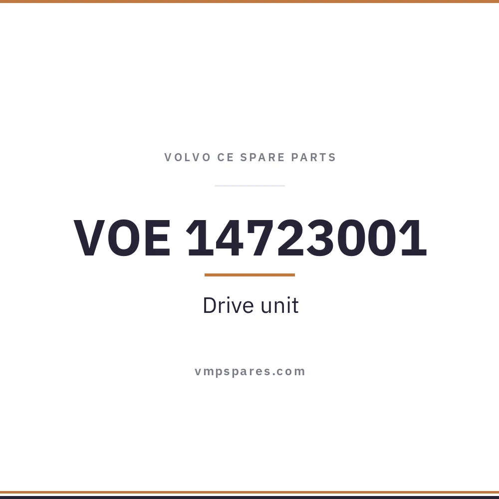 VOE 14723001 – Drive unit