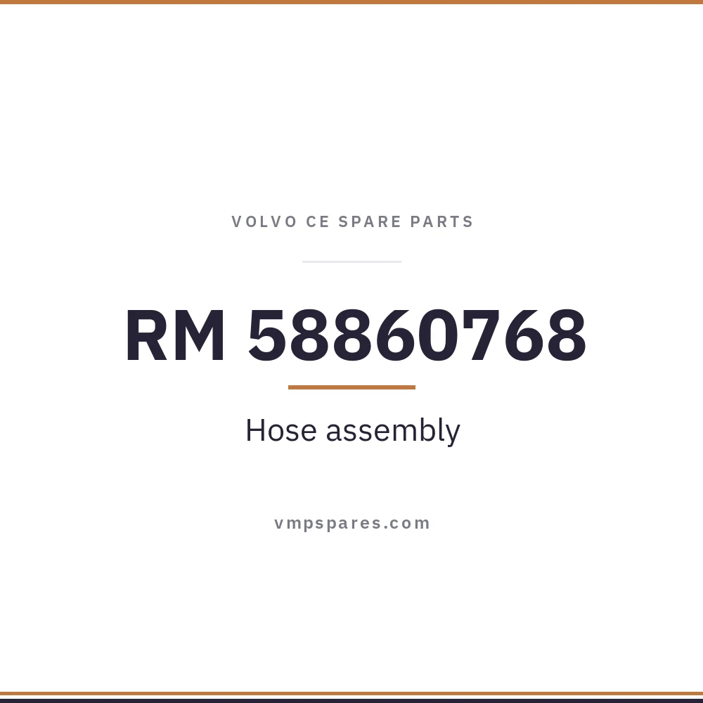 RM 58860768 – Hose assembly