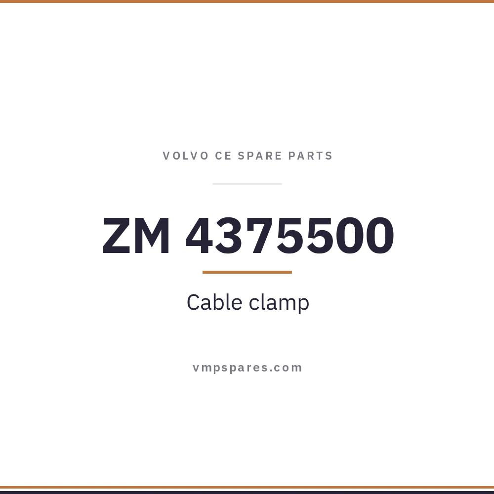 ZM 4375500 – Cable clamp