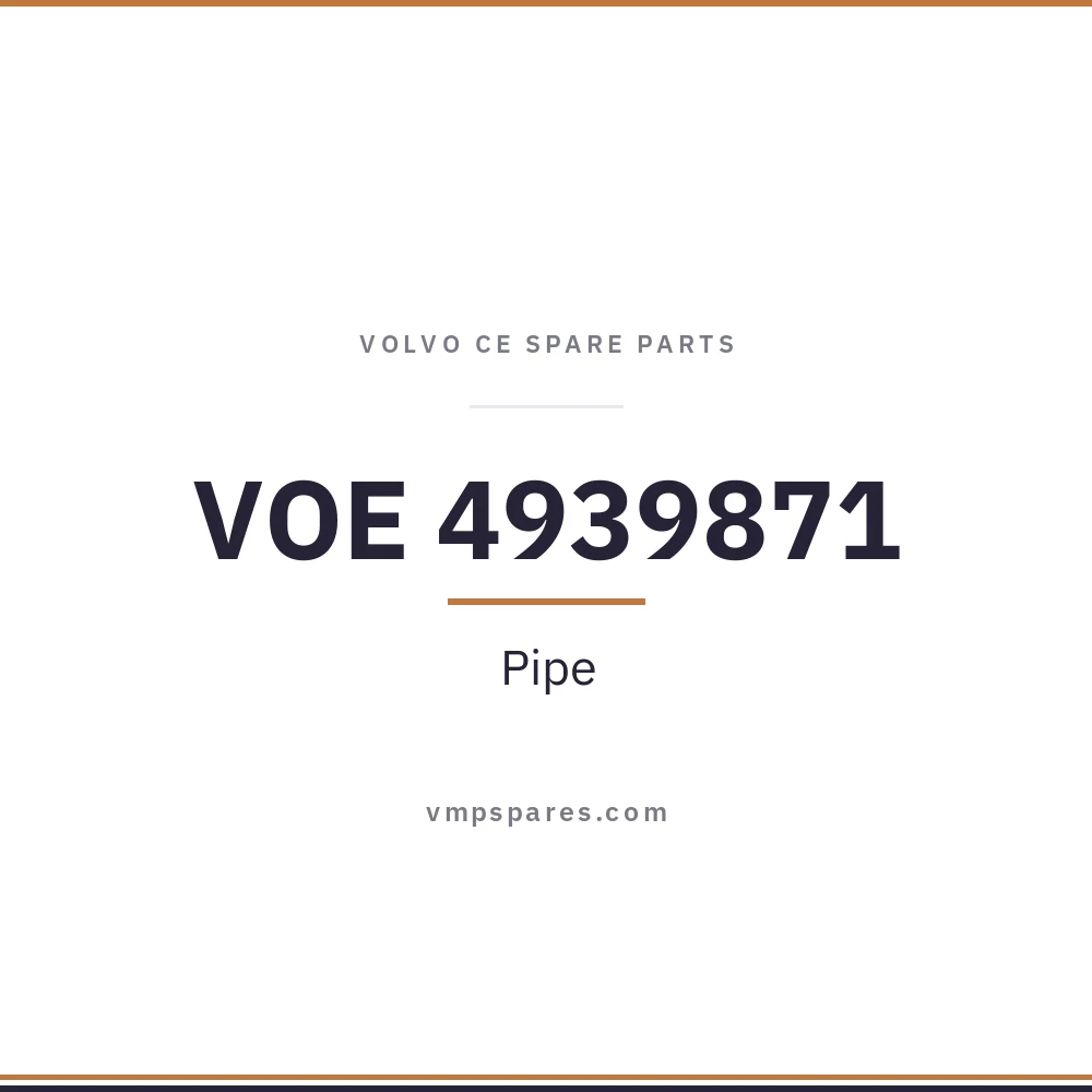VOE 4939871 – Pipe