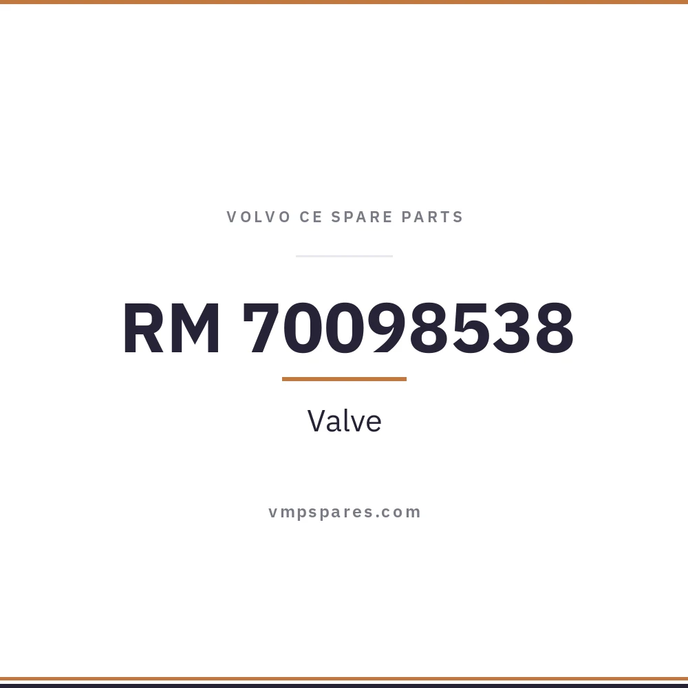RM 70098538 – Valve
