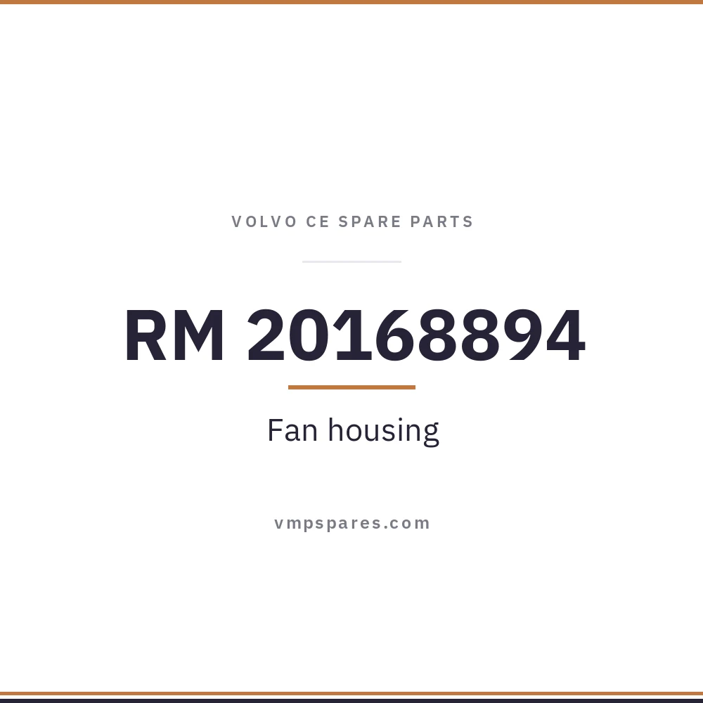 RM 20168894 – Fan housing