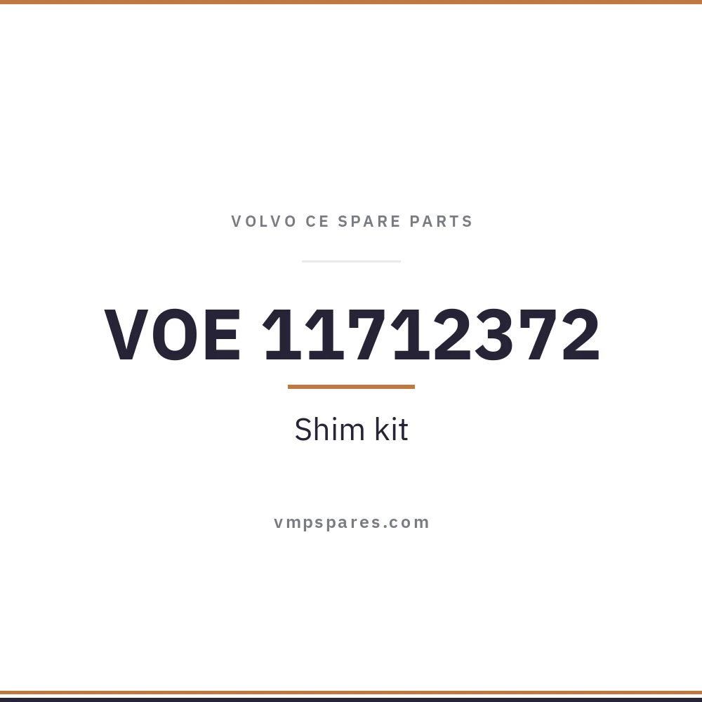 VOE 11712372 – Shim kit
