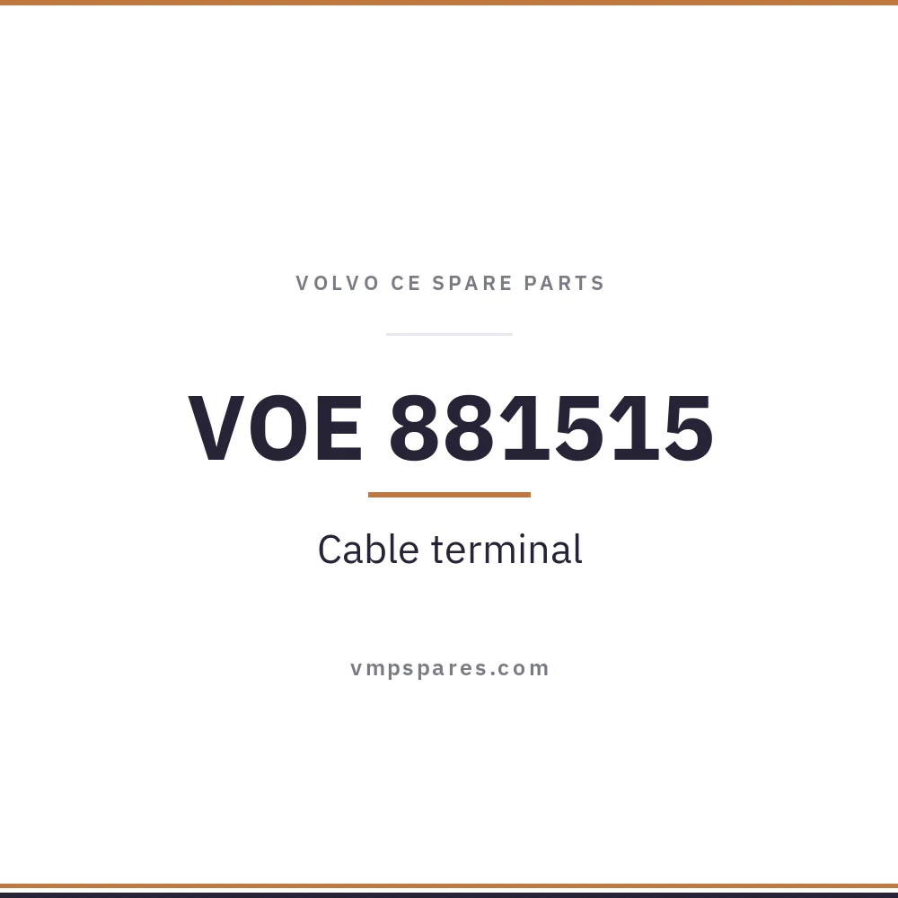 VOE 881515 – Cable terminal