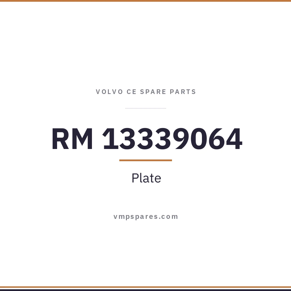 RM 13339064 – Plate