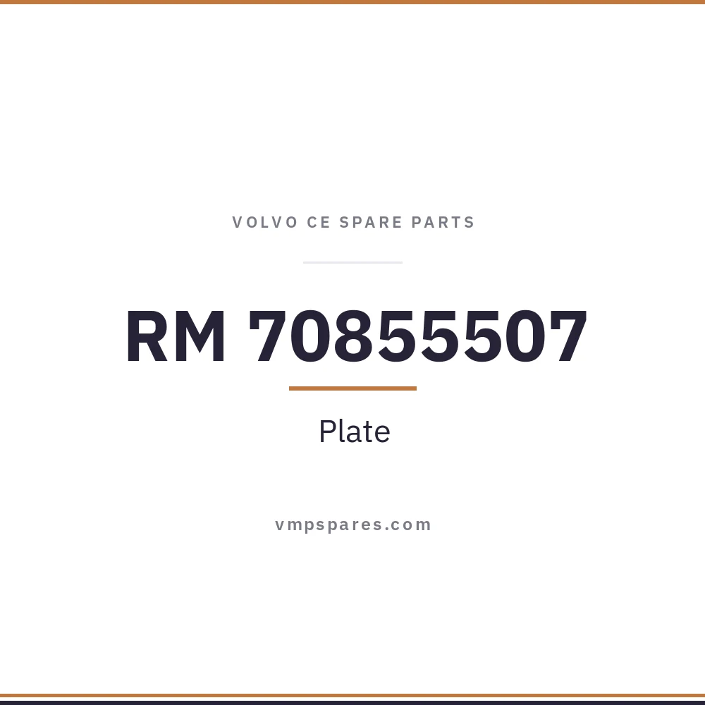 RM 70855507 – Plate