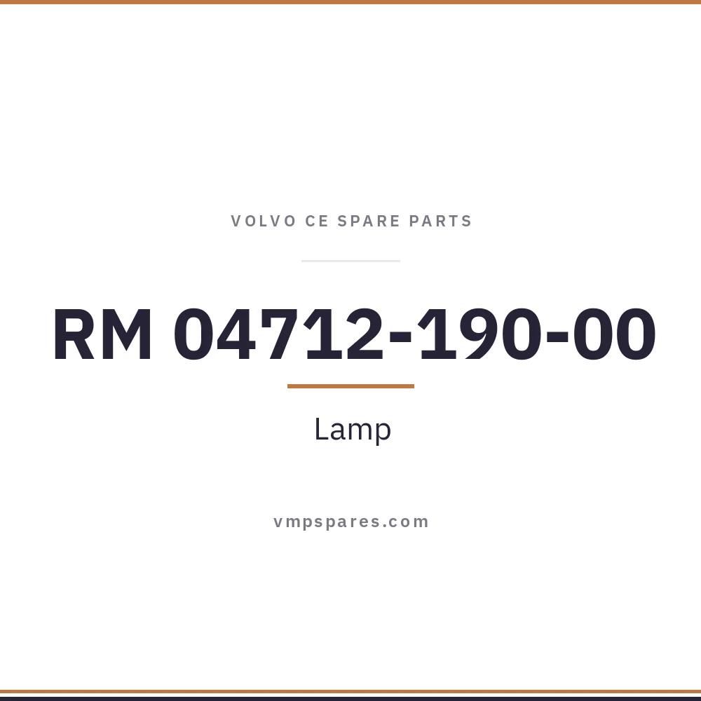 RM 04712-190-00 – Lamp