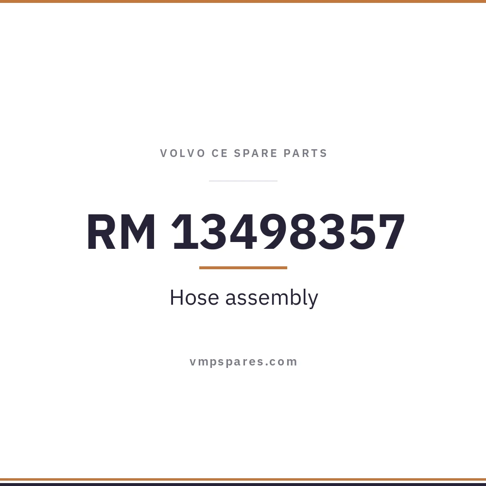 RM 13498357 – Hose assembly