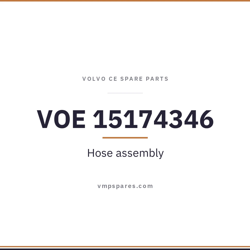 VOE 15174346 – Hose assembly