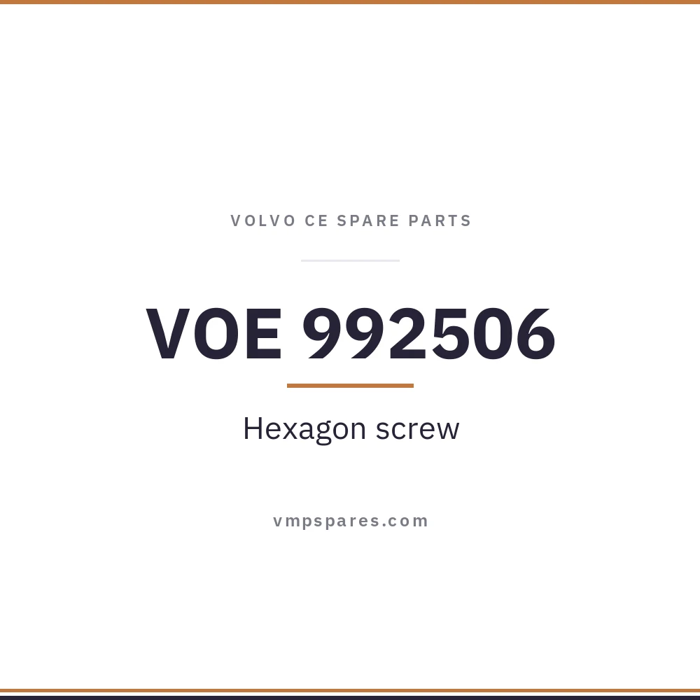 VOE 992506 – Hexagon screw