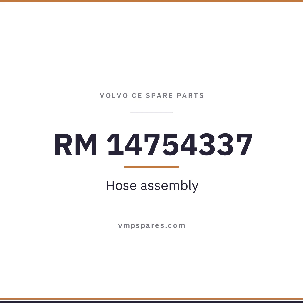 RM 14754337 – Hose assembly
