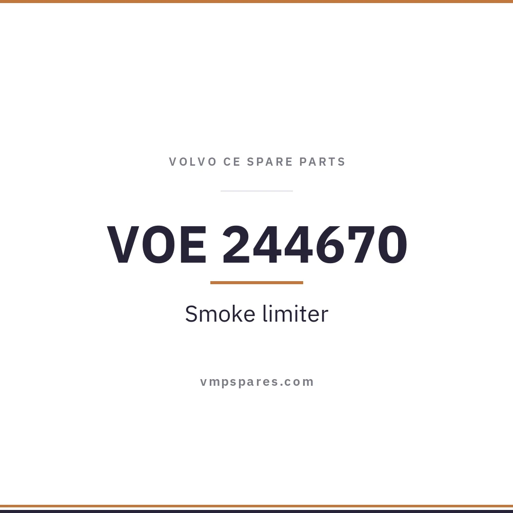 VOE 244670 – Smoke limiter