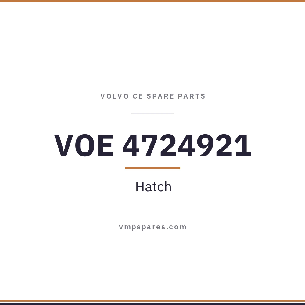 VOE 4724921 – Hatch