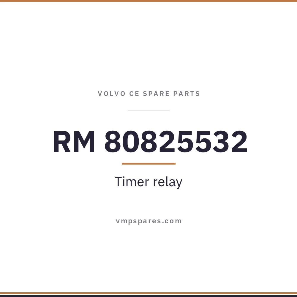 RM 80825532 – Timer relay