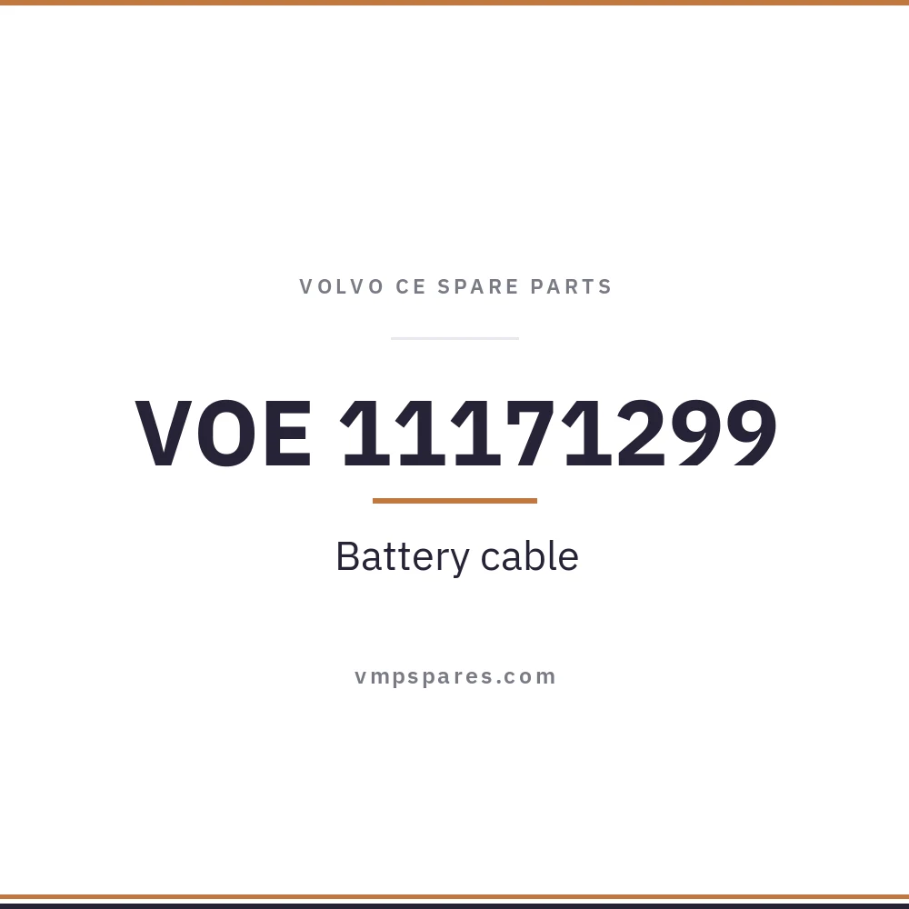 VOE 11171299 – Battery cable