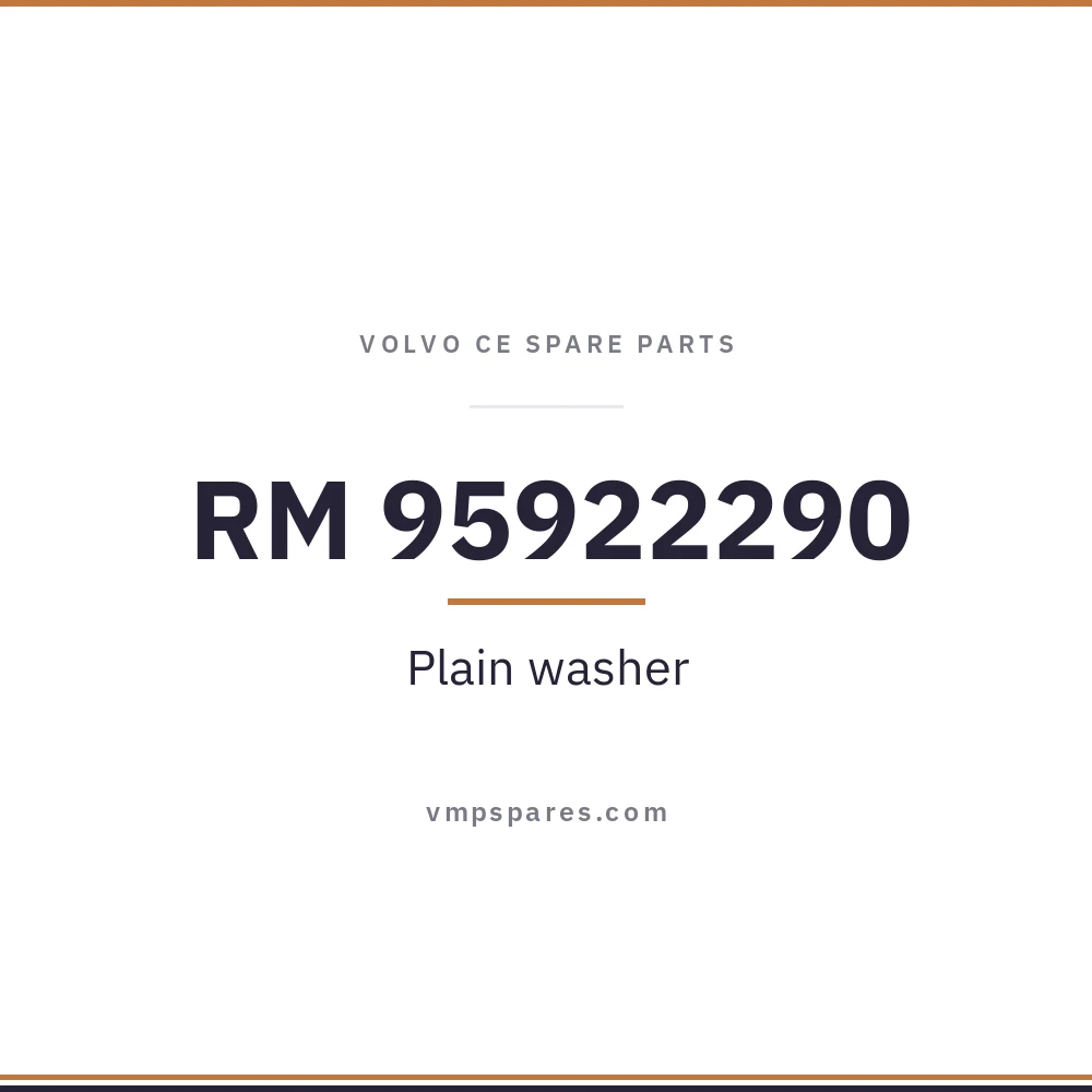 RM 95922290 – Plain washer