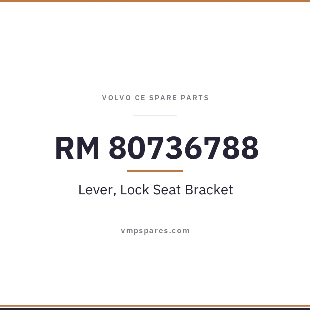 RM 80736788 – Lever, Lock Seat Bracket