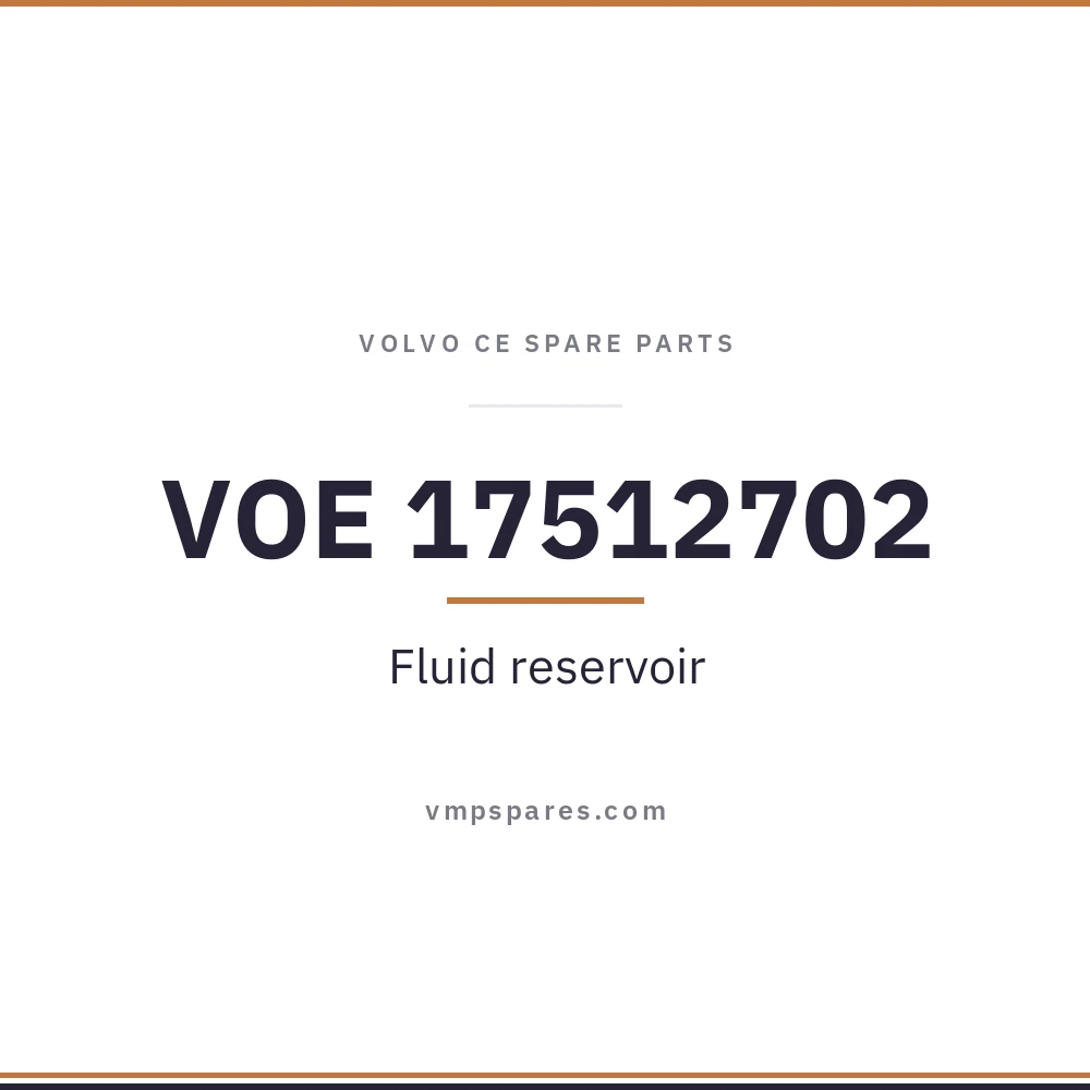 VOE 17512702 – Fluid reservoir