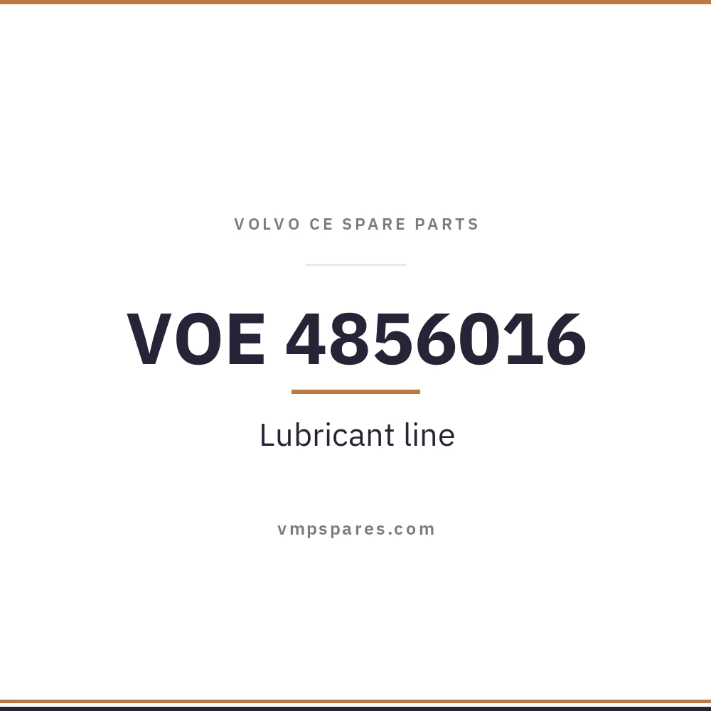 VOE 4856016 – Lubricant line