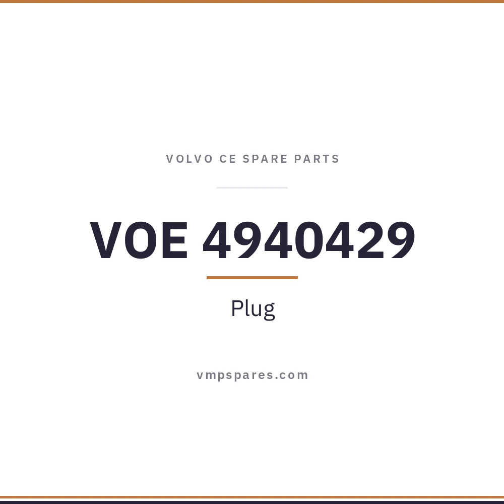VOE 4940429 – Plug