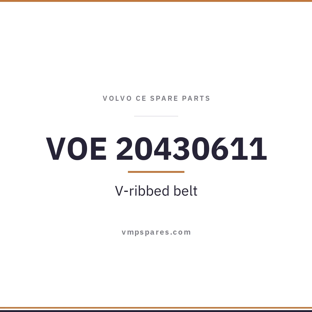 VOE 20430611 – V-ribbed belt