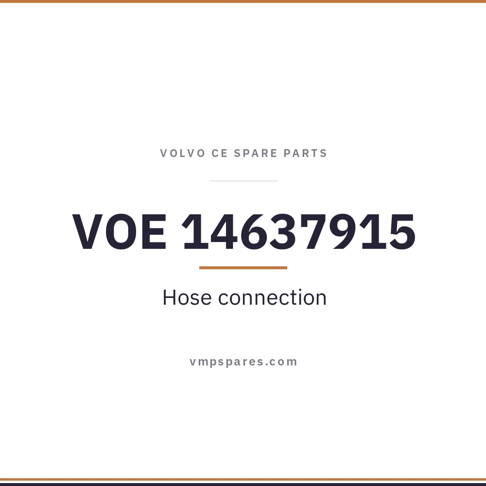VOE 14637915 – Hose connection