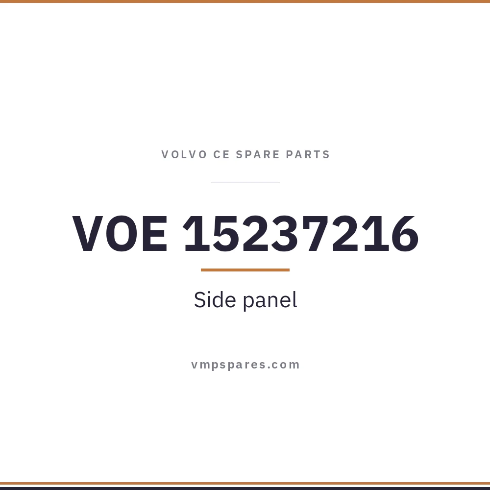 VOE 15237216 – Side panel