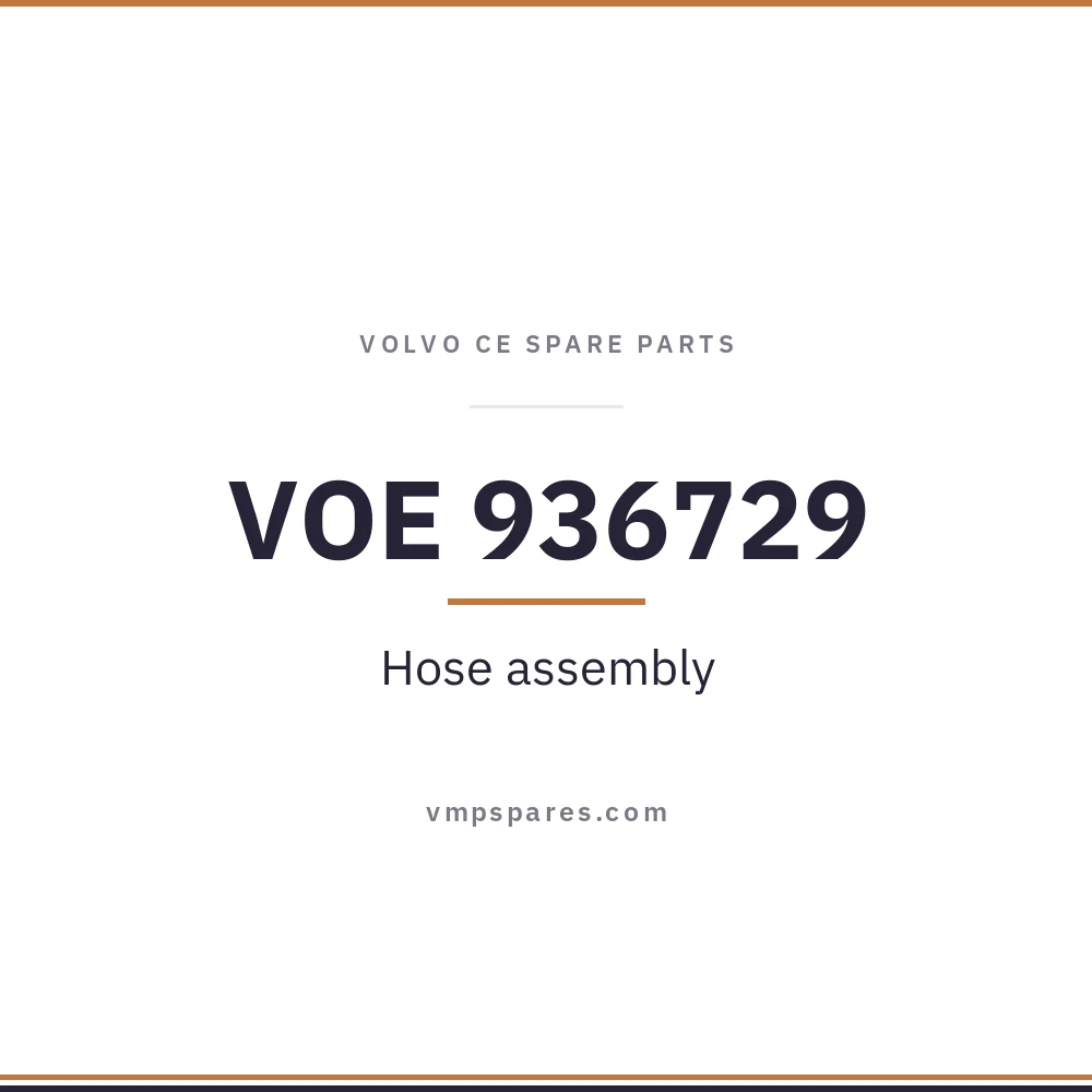 VOE 936729 – Hose assembly