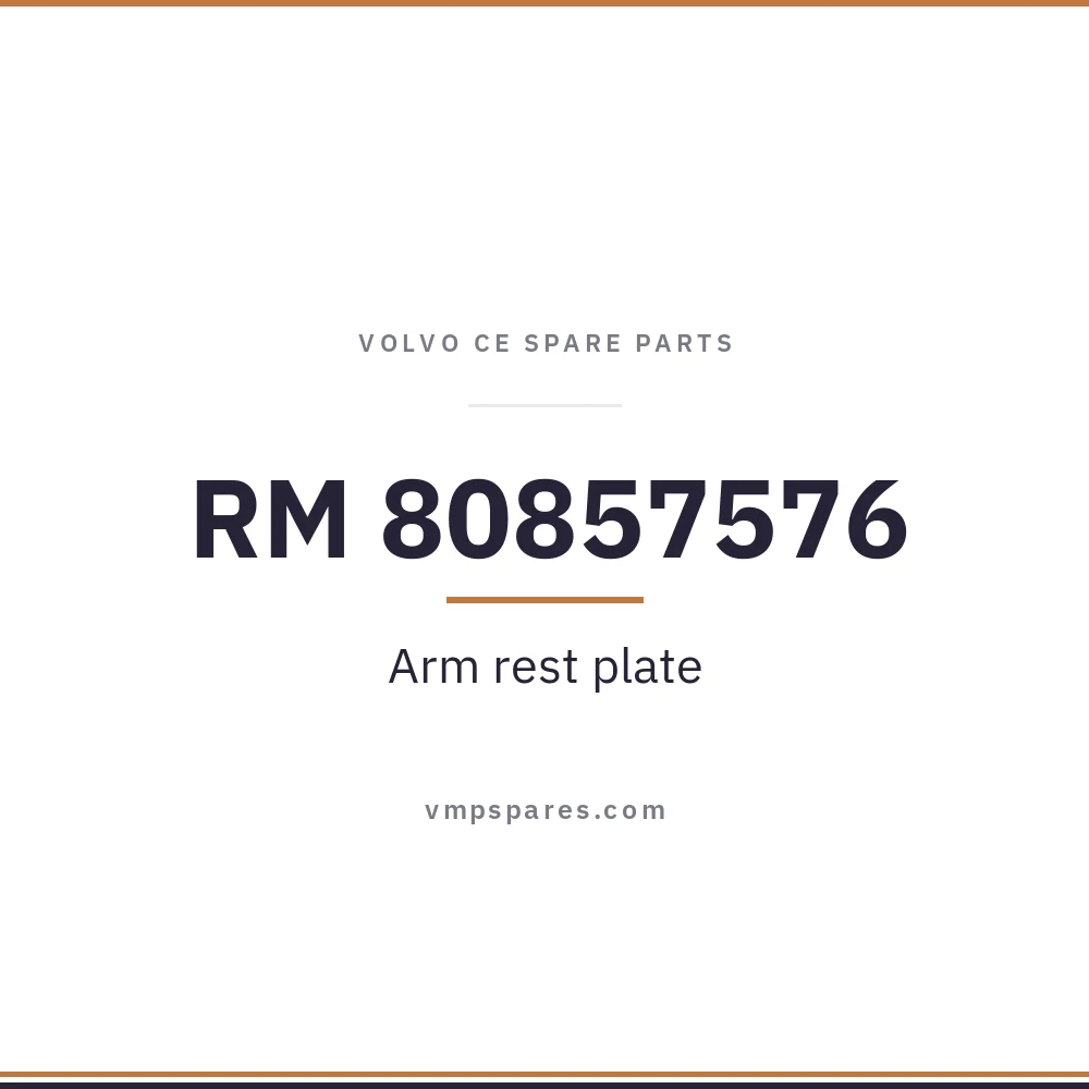 RM 80857576 – Arm rest plate