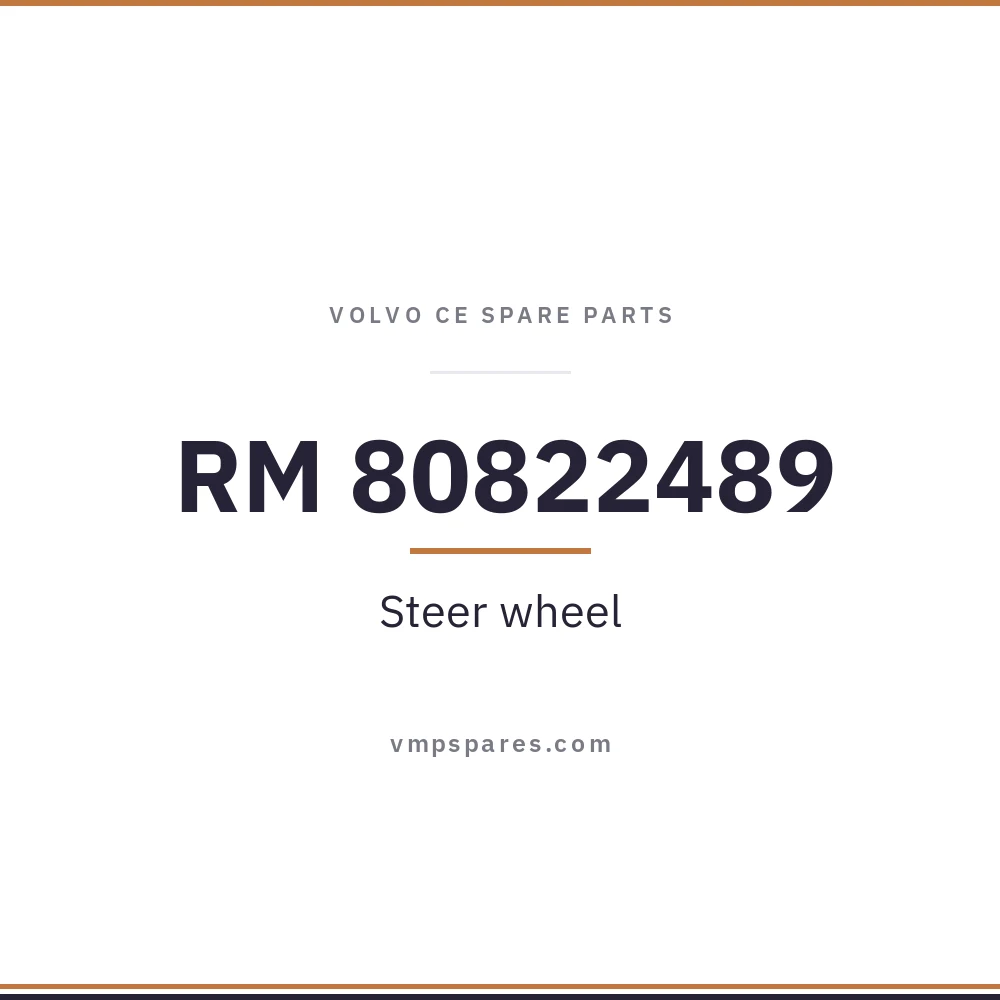 RM 80822489 – Steer wheel