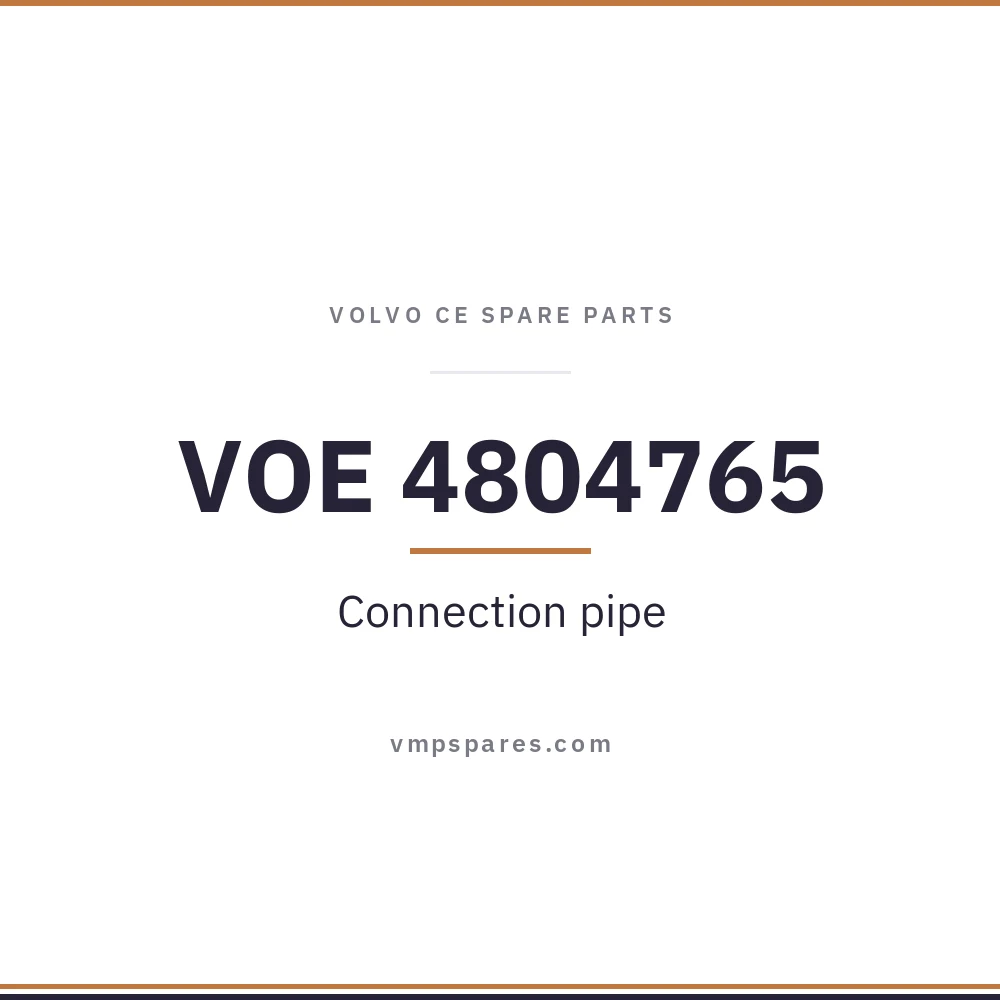 VOE 4804765 – Connection pipe
