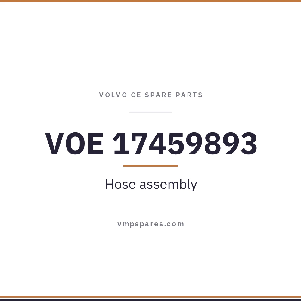 VOE 17459893 – Hose assembly