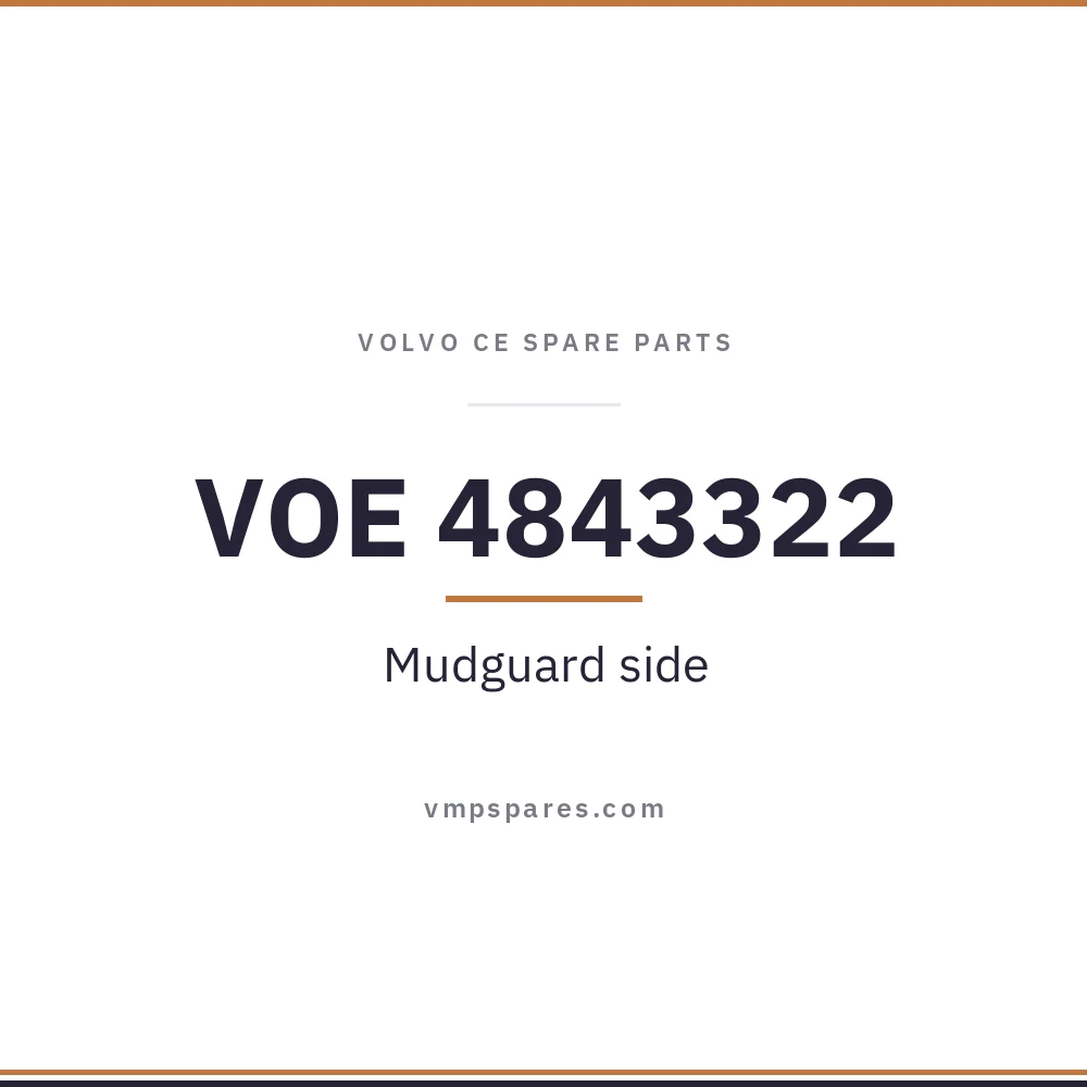 VOE 4843322 – Mudguard side