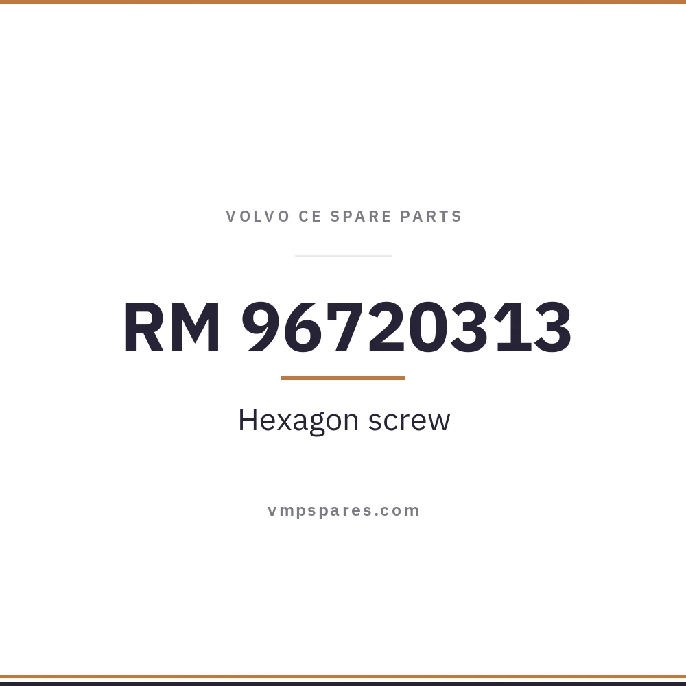 RM 96720313 – Hexagon screw