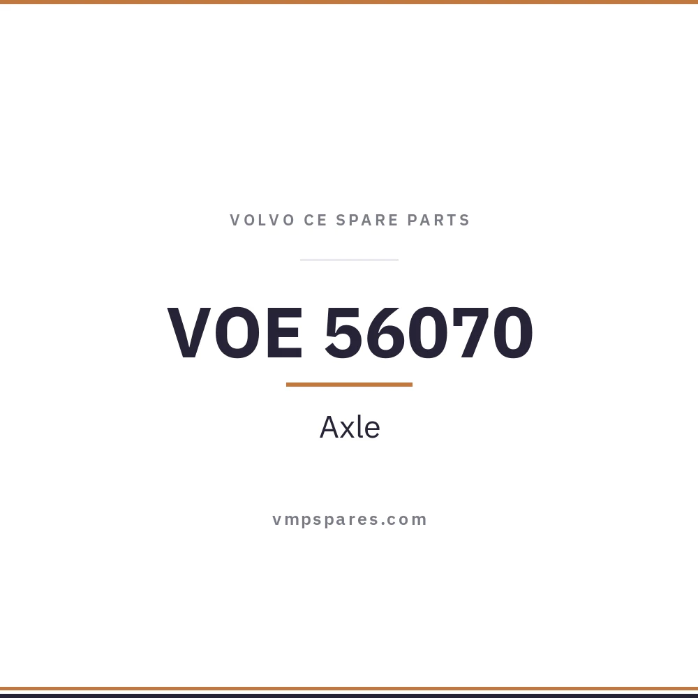 VOE 56070 – Axle