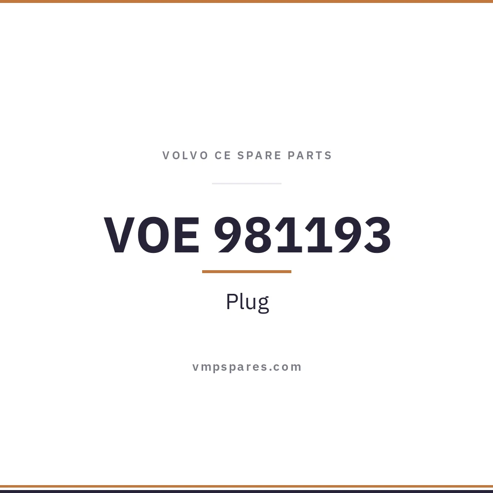 VOE 981193 – Plug