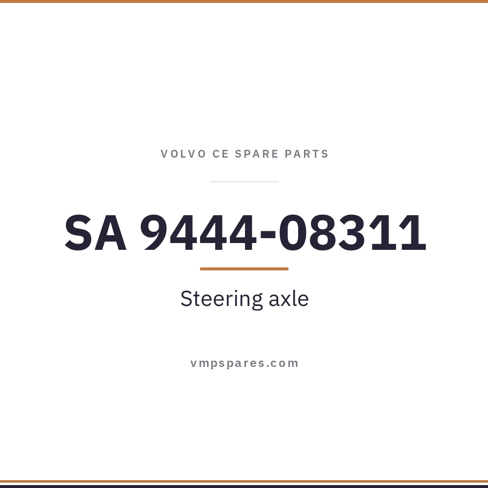 SA 9444-08311 – Steering axle