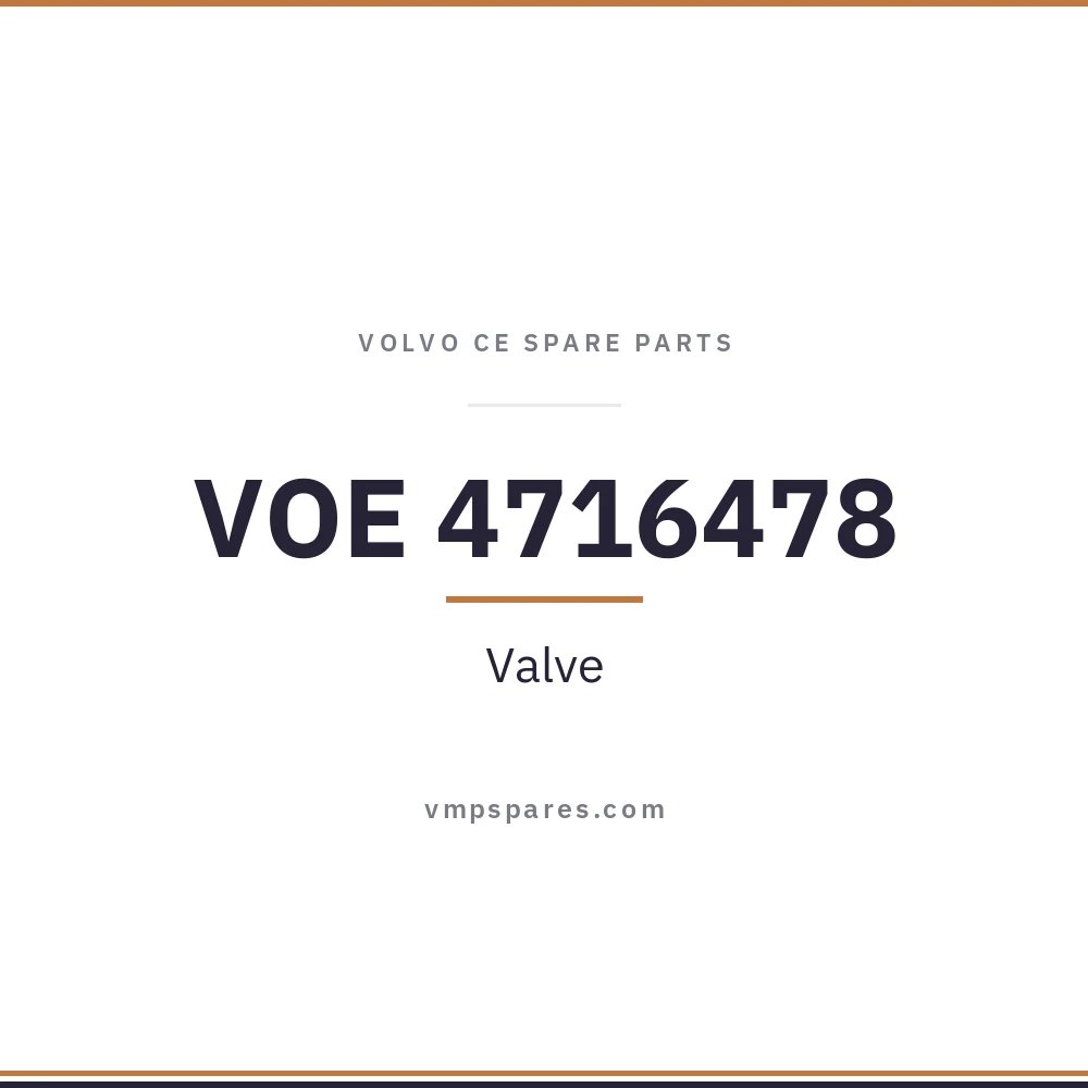 VOE 4716478 – Valve